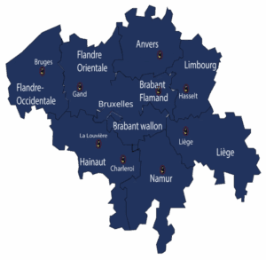 CARTE BELGIQUE monplombier