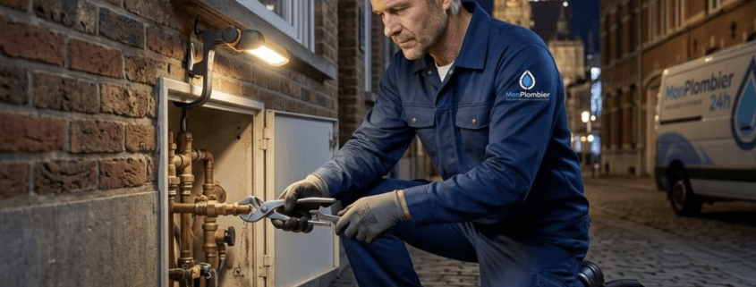 intervention de nuit Plombier 24h Anvers