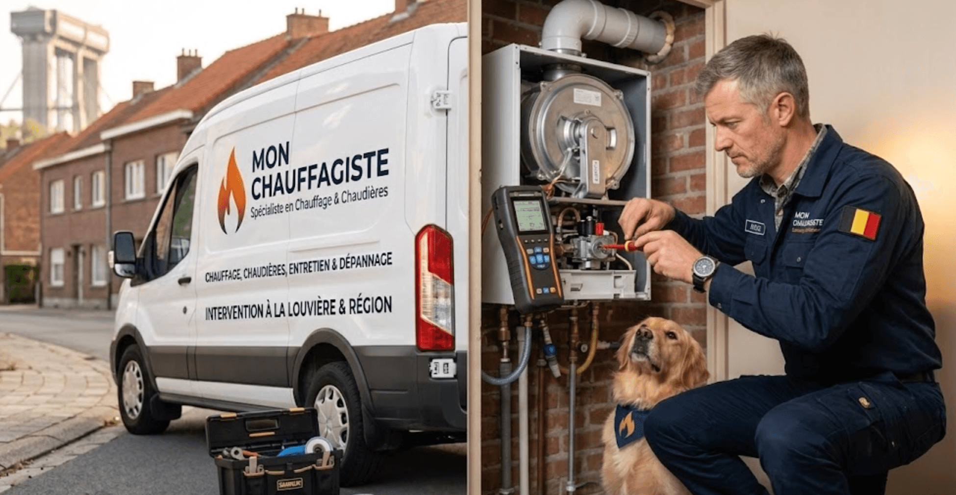 chauffagiste à la louvière