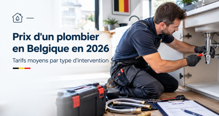Tarifs plombier en Belgique 2026