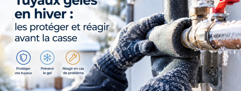 Tuyaux gelés en hiver